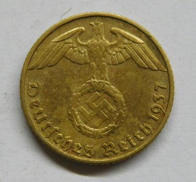 5 Reichspfennig 1937 J. Mince Německo. B4868