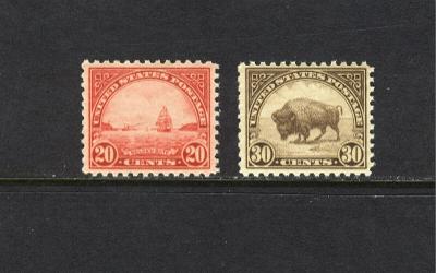 USA 1931-Sc 698 a 700 - 20c a 30c PERF 10-10,5x11 