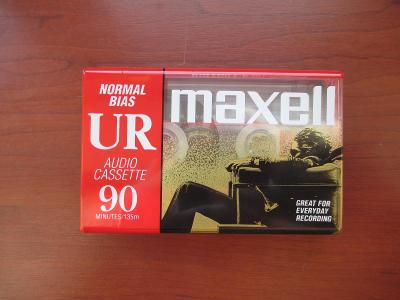 Audiokazeta maxell UR 90 1998-1999 US