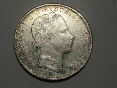 Rakousko-Uherský 1 florin 1858 E