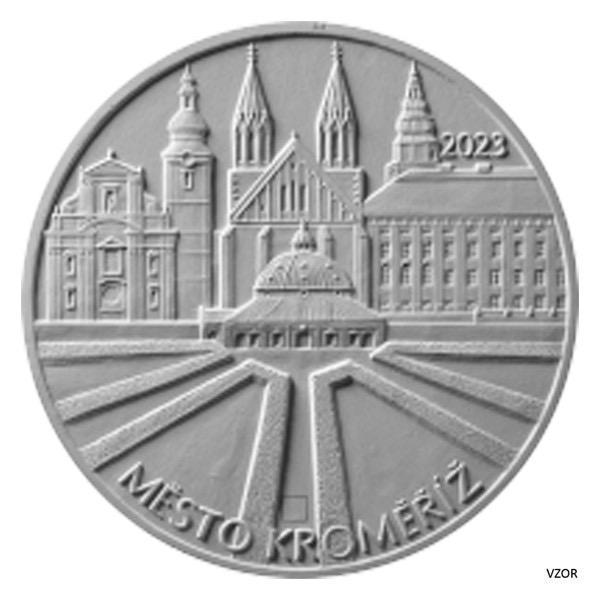Zlatá mince Kroměříž 5000 ČNB Proof - Numismatika