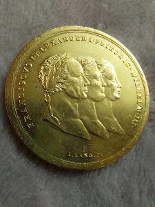 Medaile 1813 založení svaté aliance,40mm,46gramů