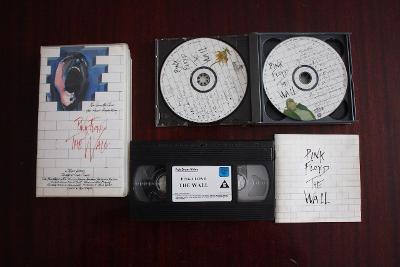 2 cd PINK FLOYD The Wall + bonus VHS Pink Floyd THE WALL original 