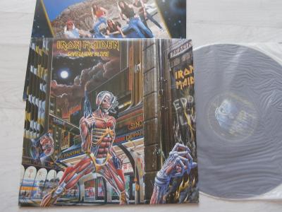 1X LP  IRON MAIDEN -  SOMEWHERE IN TIME (MADE IN YUGOSLAVIA)
