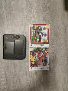 Nintendo 2DS + 2 hry