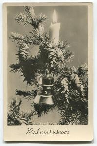 VÁNOCE - vánoční stromek, ozdoba, zvonek, svíčka...
