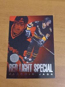 Karta NHL Jaromír Jágr Red Light Special Gold Medallion Ultra 95-96 