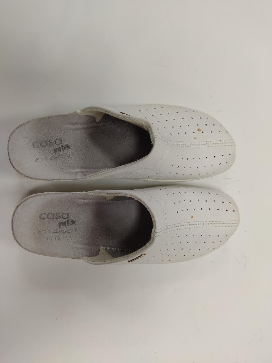 Šľapky biele Casa Mia - Oblečenie, obuv a doplnky