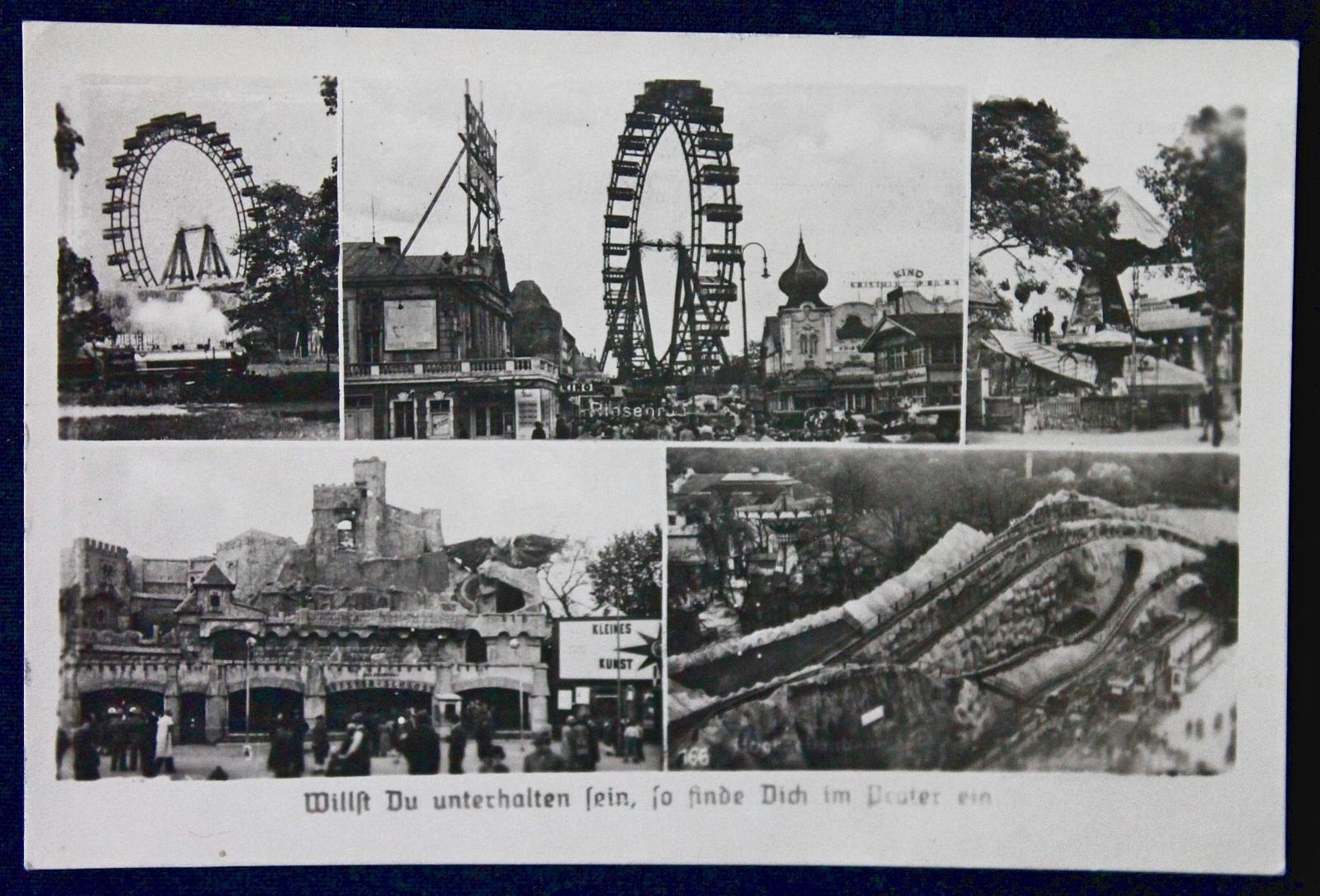 Prater (zábavný park) - Rakúsko / MF / Pohľadnice (2) - Pohľadnice