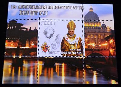 BENIN, 2006. Papež Benedikt XVI., PL / PL-41d