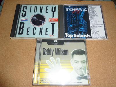 CD 3 x - TOPAZ JAZZ  SOLOISTS / TEDDY WILSON / SIDNEY BECHET --- H-835