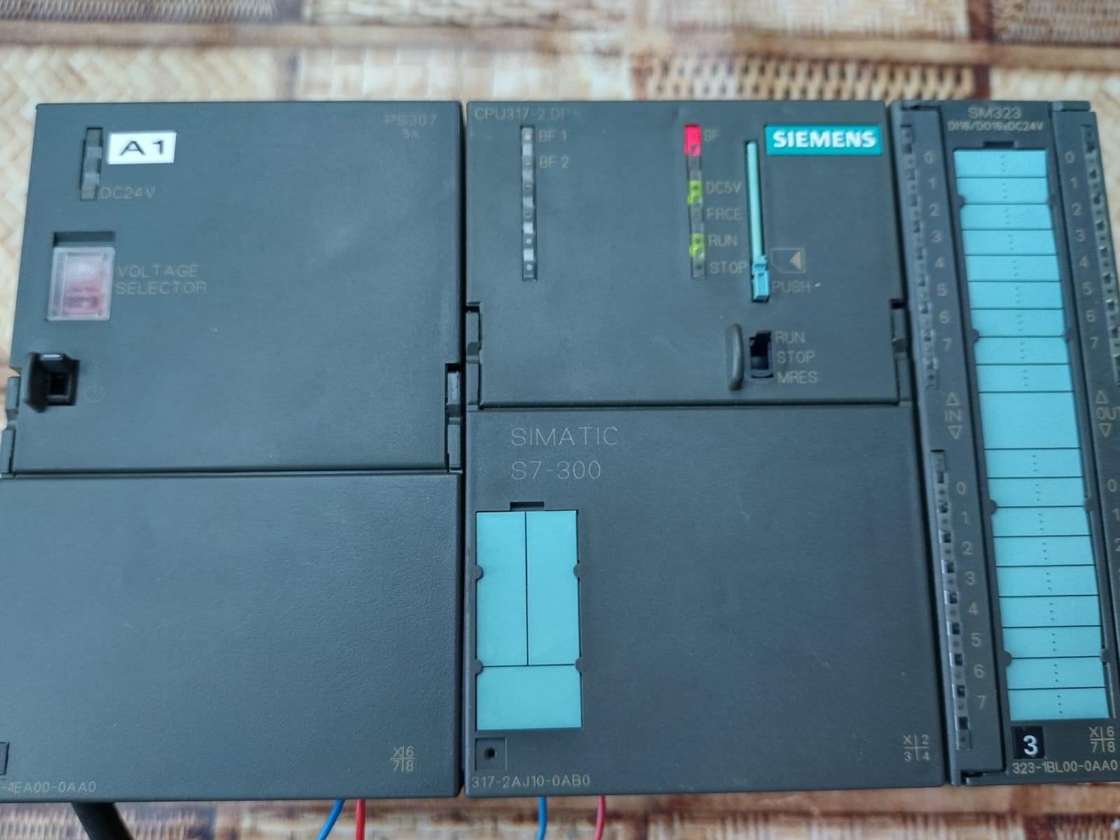 Siemens Simatic S7-300 CPU317-2DP 6ES7317-2AJ10-0AB0+ Memory card - Elektro