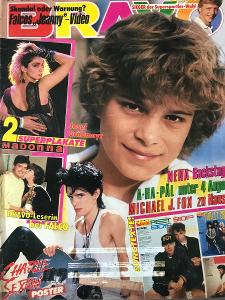 Bravo německý časopis 1986 Madonna,Falco,Wham,Sandra,A-ha,Becker,Elvis
