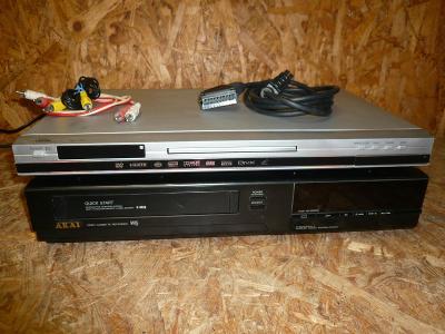 DVD  ELTA 8847 MP4 + VHS AKAI VS-425 EDG