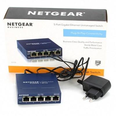 Switch Netgear GS105 5 port 10/100/1000 Mbps