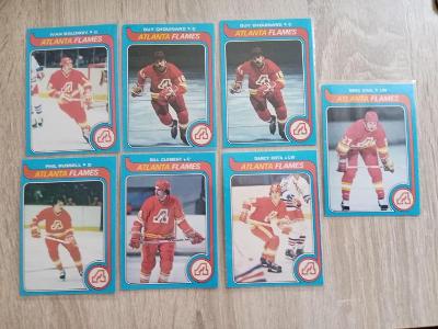 Lot Hokejových Kariet O-PEE-CHEE 1979-1980 ATLANTA FLAMES