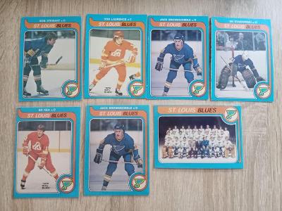 Lot Hokejových Kariet O-PEE-CHEE 1979-1980 ST.Louis Blues