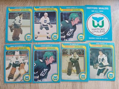 Lot Hokejových Kariet O-PEE-CHEE 1979-1980 Hartford Whalers