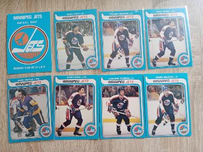 Lot Hokejových Kariet O-PEE-CHEE 1979-1980 Winnipeg Jets