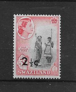Swaziland - GB kolonie - 1961 * přetisk