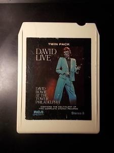 8 TRACK orig. cartridge ...... David Bowie / dvojalbum, live