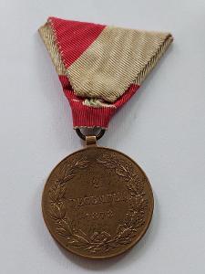 Rakousku - Uhersko Pamětní medaile 2. DECEMBER 1873