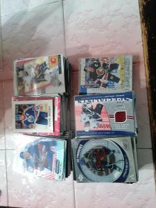 Mix lot řadovky NHL + inserty, Jersey (cca 500 karet)
