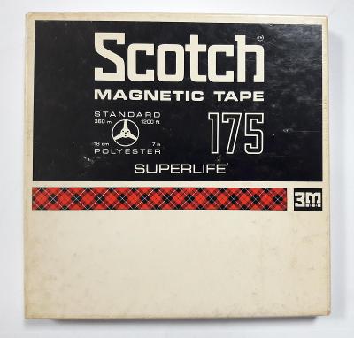 Použitá magnetofonová páska SCOTCH 175 SUPERLIFE - záznam z 26. 11. 89