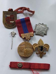 Zbytky odznaků / medailí 