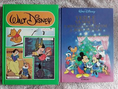 2 ks knih DISNEY - 3 v 1  a  Veselé Vánoce s Myšákem Mickeyem