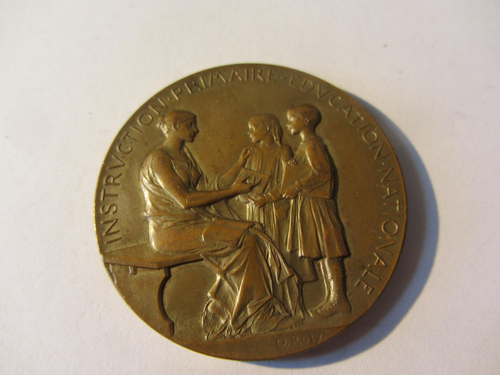 Francie Medaile Ministerstvo veřejného vyučování, Pierre Albert 1893 - Numizmatika