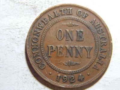 Austrálie 1 Penny 1924 VF č38075