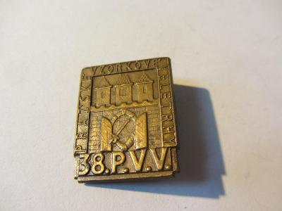 Starý odznak 38.PVV Pražské vzorkové veletrhy