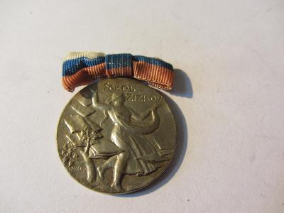 Medaile Za sportovni zdatnost Turnaj v odbíjené Sokol Žižkov 1934