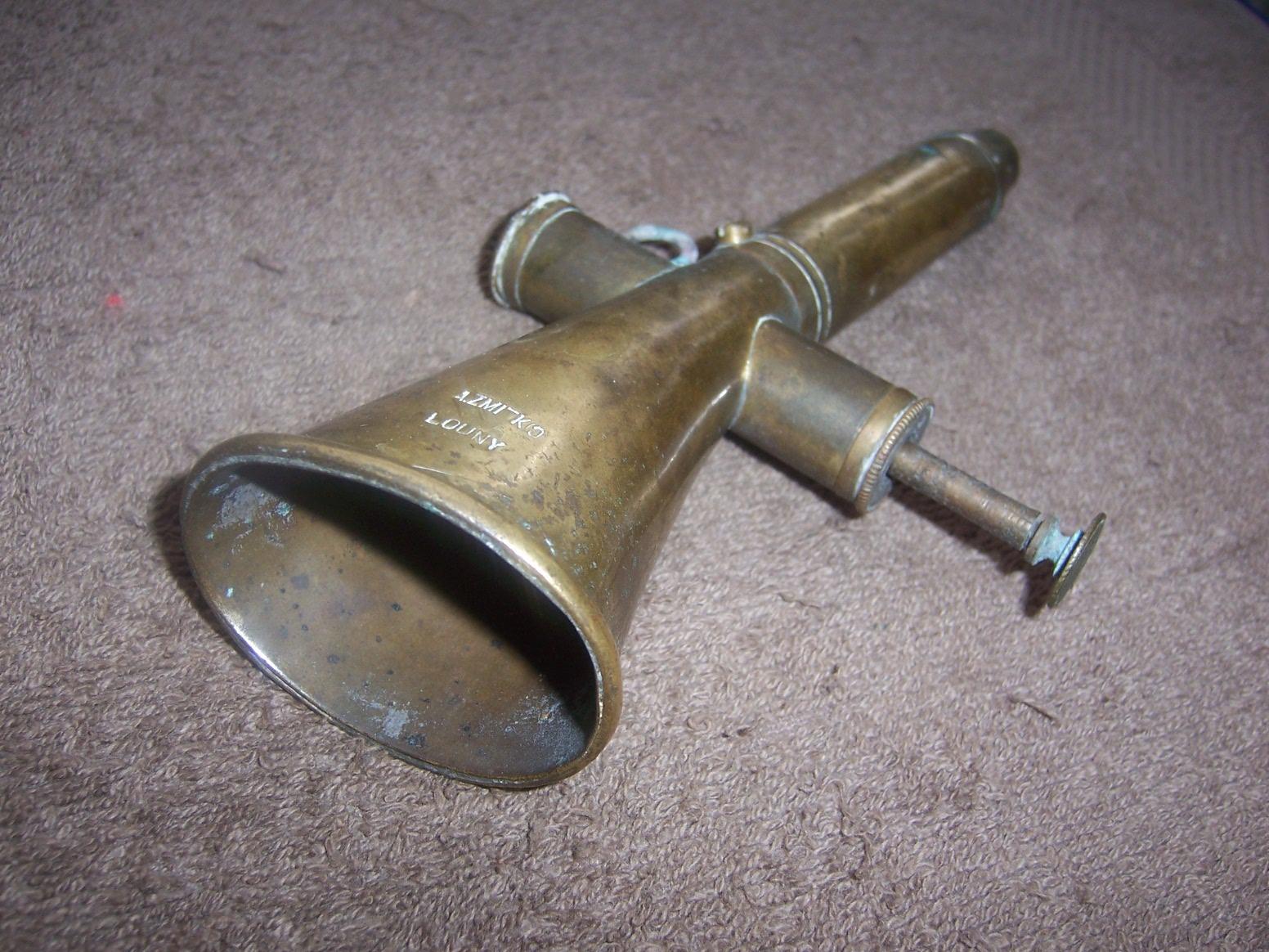 Stará drážní trumpetka značená  - Sběratelství dopravy