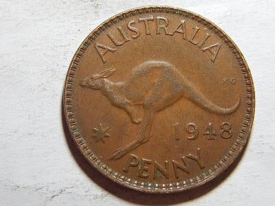 Austrálie 1 Penny 1948 (Melourne) XF č38019