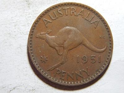 Austrálie 1 Penny 1951 (Londýn) XF č38044