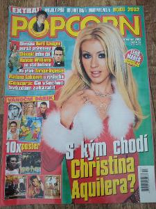 Časopis Popcorn 12/2002 - Christina Aguilera, Harry Potter, Chinaski 