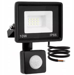 LED záplavové světlo s čidlem pohybu 10W/ IP66/ Od 1Kč |009|