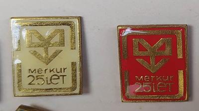 P150 Odznak MERKUR 25let - 2ks