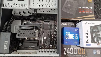Intel Core i5-10400F, Z490, P750GM, SilentiumPC Fera 3, ZÁRUKA!