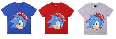 Chlapecké tričko Ježek Sonic, vel. 116,128, 140, 152, 164cm, NOVÉ