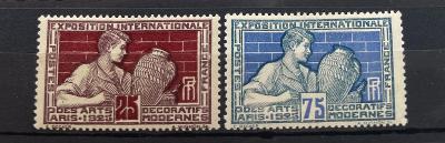 Francie 1924 Mi.174-175* série