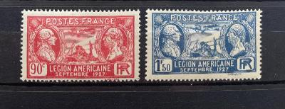 Francie 1927 Mi.224-225* série