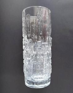 velká váza z ručně lisovaného skla - JIŘÍ ŘEPÁSEK