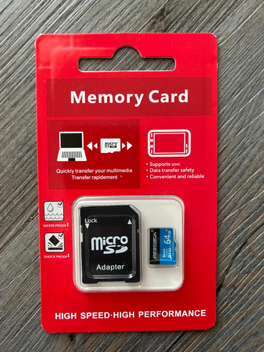 MicroSDHC karta 64GB Perciron + SD adaptér - Elektro