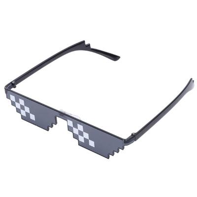 Sluneční brýle obroučky styl Nerd Geek Minecraft