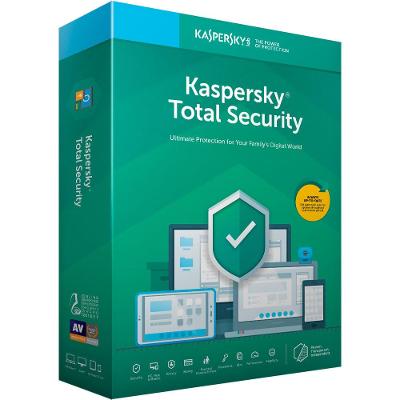 Kaspersky Total Security 1 zařízení, 1 rok + faktura