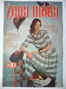 Časopis - Žena + móda - ročník 30. - číslo 4. z dubna roku 1978
