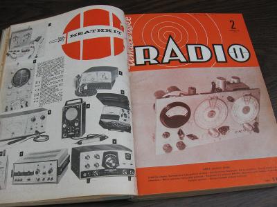 Časopis pro Radiotechniku AMATÉRSKÉ RADIO svázaný Ročník XIX 1970 kpl.